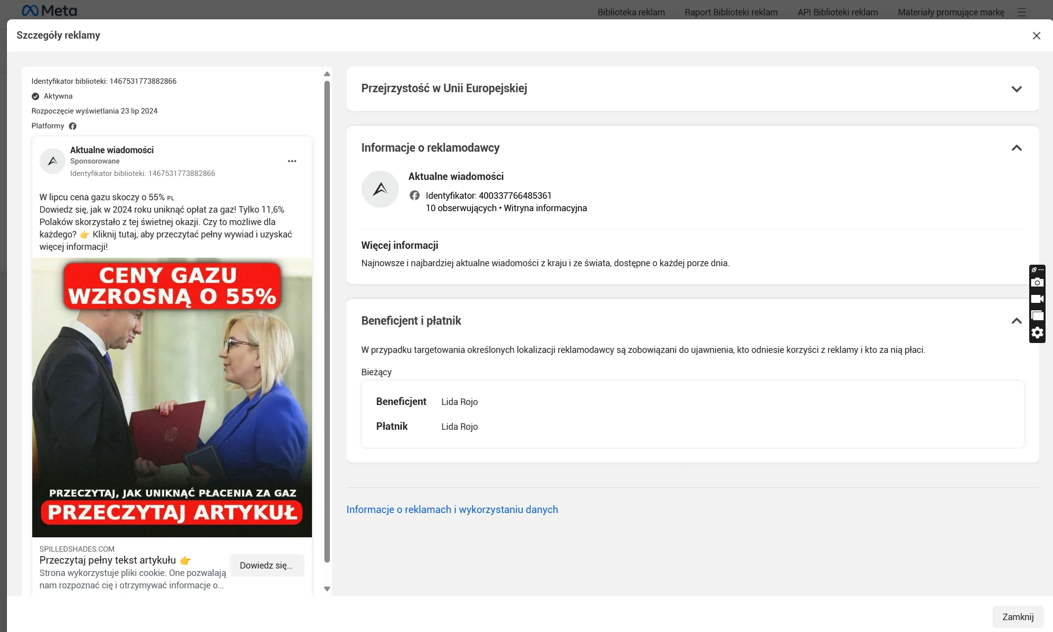 Fałszywa reklama